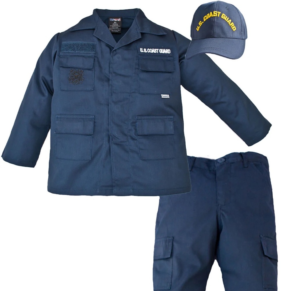 KIDS U.S. COAST GUARD UNIFORM - 3 PIECE SET XS
